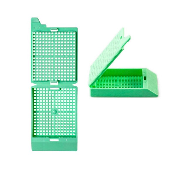 One Piece Biopsy Cassette, green